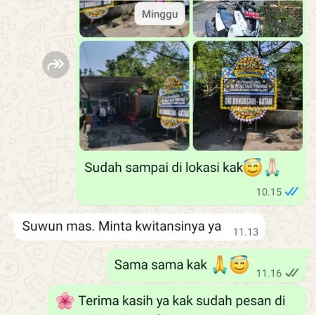 Pengiriman Papan Bunga Duka Cihara